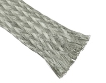 6 square tinned copper braided tape tin-plated conductive strip bridge grounding wire copper strip grounding wire 6mm