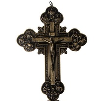 Large European foreign trade boutique Jerusalem 12 twelve apostles Jesus cross wall hanging piece