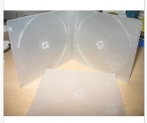 Double-piece soft plastic disc box Plastic DVD CD double-disc disc box with film can be inserted into 200 boxes