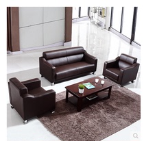 Office sofa Business simple modern coffee table combination reception negotiation guest sofa Office sofa three people