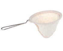 Hand punch filter Stainless steel handle Flannel coffee filter bag Filter mesh Reusable filter-free paper