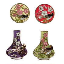 Beijing Tourism China National Museum Cultural and Creative Commemorative Gifts Boutique Xinglin Chunyan Badge