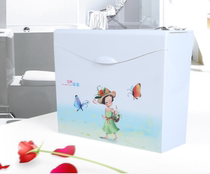 Carton sanitary toilet toilet tissue box roll paper punch-free perforated anodized aluminum tissue rack