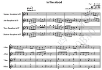 In the mood Jazz Saxophone Quartet (with audio)