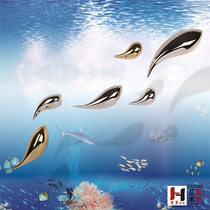 Resin small fish wall decoration Wall decoration Sculpture abstract living room decoration fish pendant Fish pendant Wall crafts