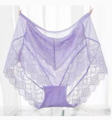 物流很快，内内早已收到，由于事多忘记评价了，这是给嫂子买的，颜色很正，弹性很大，很性感，是胖妹妹福音，物美价廉。嫂子超级喜欢，让我再拍别的颜色，颜色各一。赞！赞！赞！