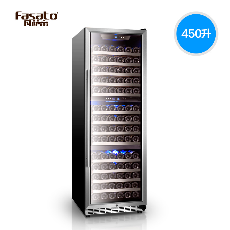 fasato usf-168t wine cooler constant temperature wine cooler high-end three temperature zone air-cooled wine cooler