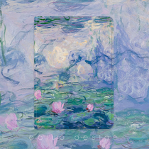 ipad case 10 2 with Pen slot 2021 mini6 Apple 2020air4 Monet oil painting pro11 water lily 9 7 inch flat plate mini5 3 fold 10