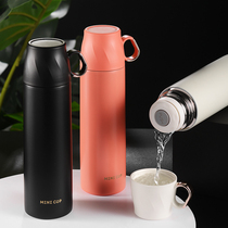 Stainless Steel Insulated Cups Outdoor Accompanying Cups Men And Women Students Large Capacity Portable Tea Cups Lettering LOGO