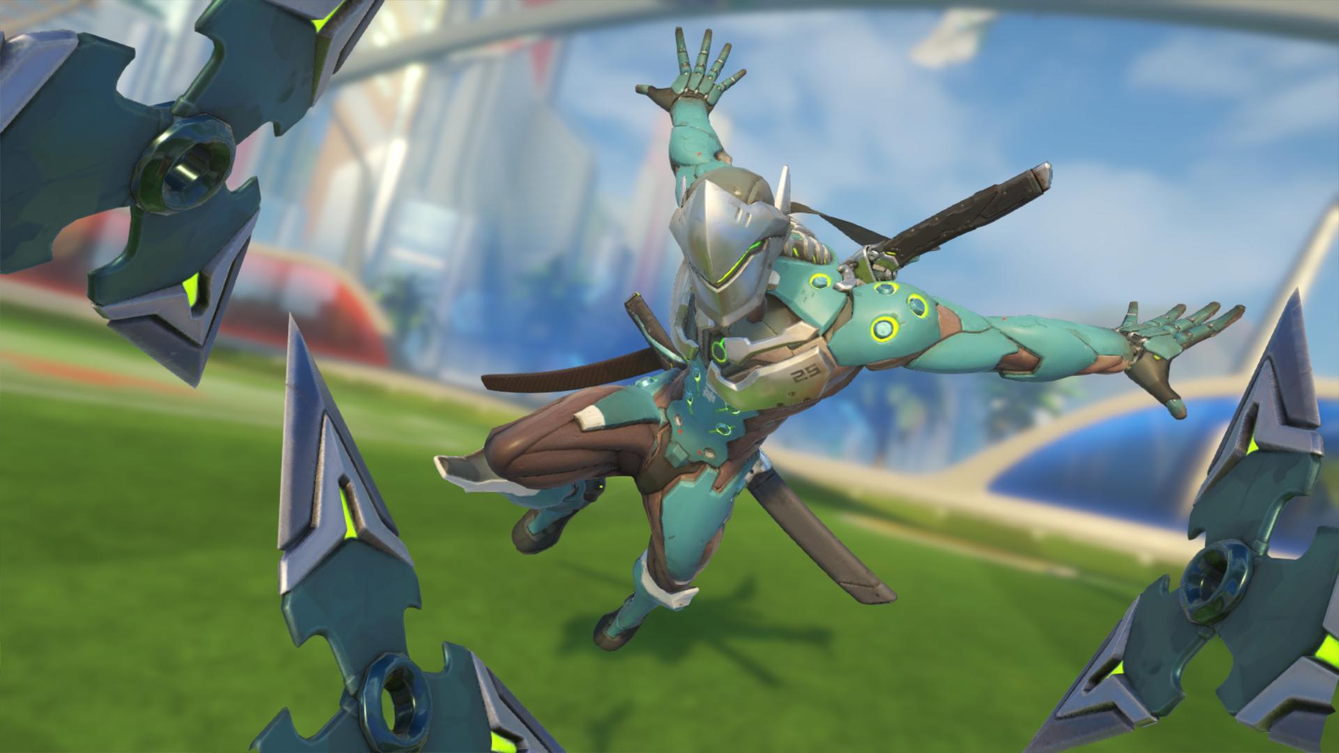 《守望先锋》的源氏就是以手里剑作为远程武器的.