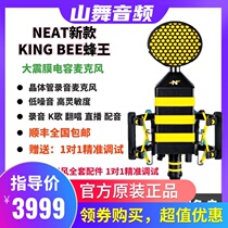 NEAT New KING BEE queen BEE big diaphragm condenser microphone anchor microphone live broadcast K song host recording