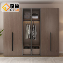 Wardrobe Modern Brief Yohei Open Door Small Family Home Mix Large Closet Nordic Bedrooms 2 Doors Lockers