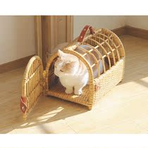 Rattan cat bag CatsCity original design cat bag four seasons universal basket portable kitten bag cat nest