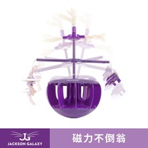 JacksonGalaxy American JG trainer recommends cat toy magnetic tumbler Gravity Tower cat toy