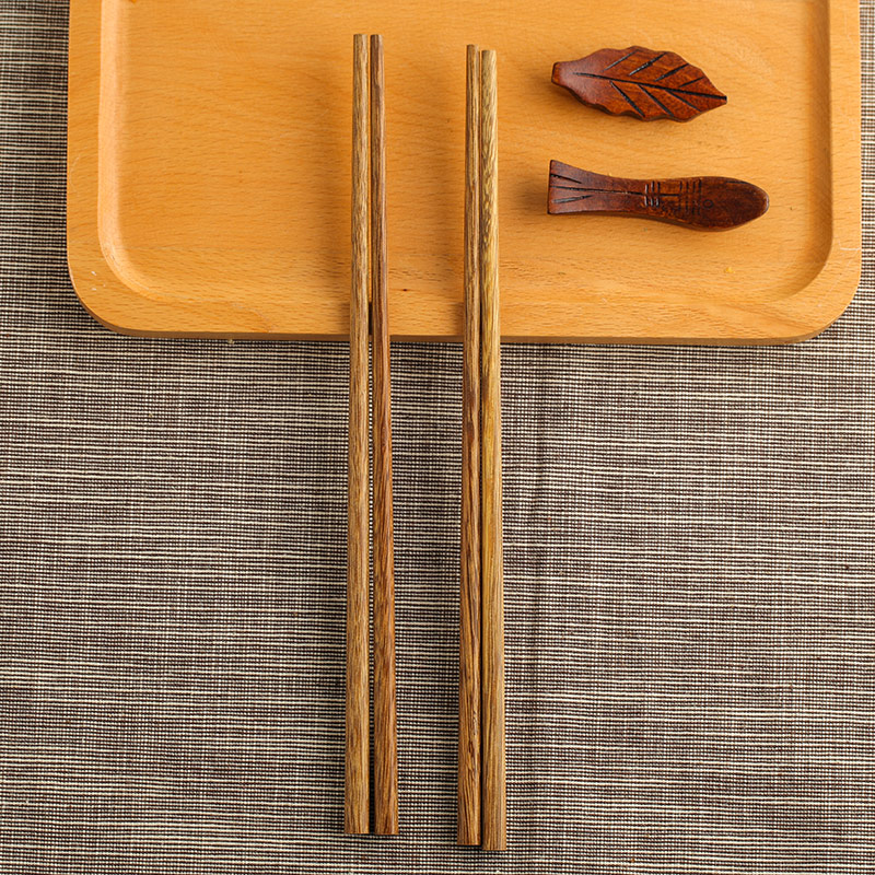 鸡翅木筷子成人家用家庭装套装10双木头长筷子无漆无蜡红木原木质产品展示图4