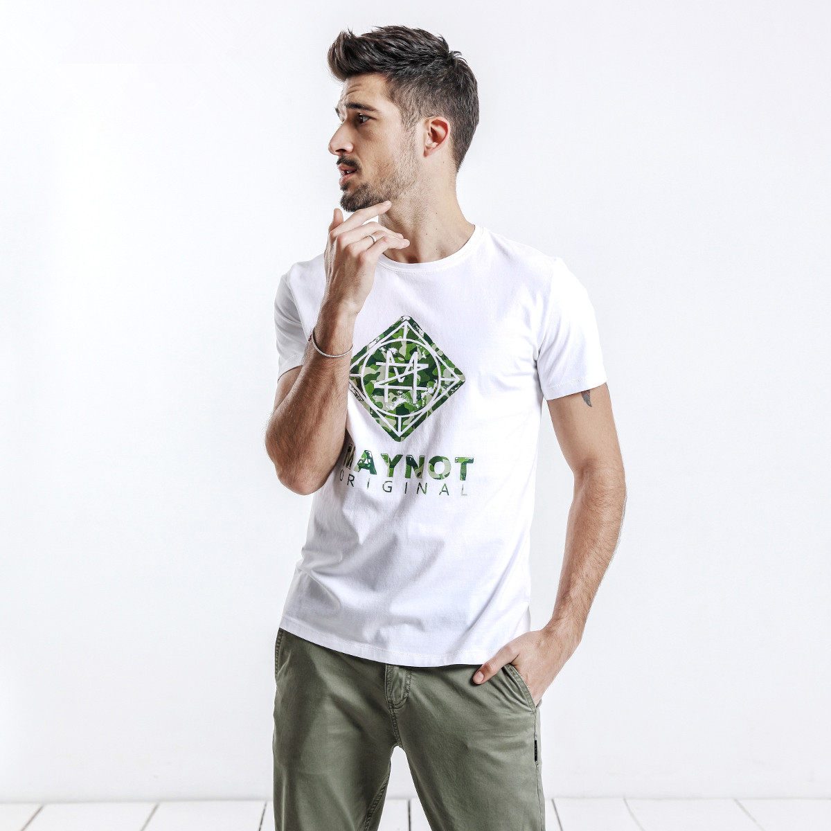 夏日t恤造型,清爽帅气不减