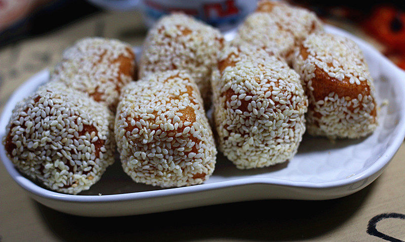 河南传统小吃特产芝麻芋头酥大京果手工芙蓉果老式怀旧枕头酥零食