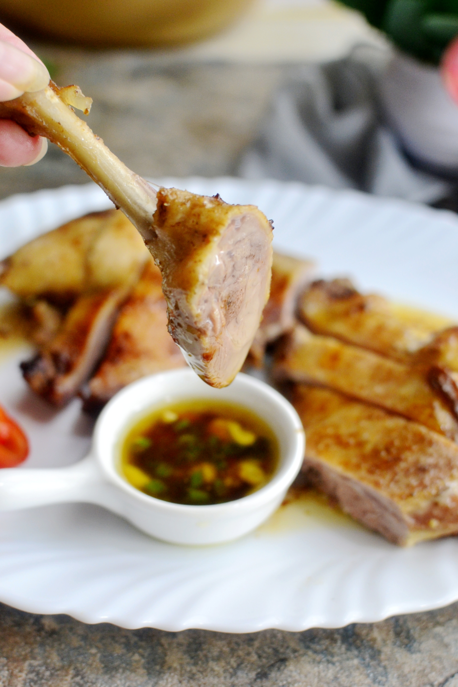 电饭煲做盐焗鸭,做法简单又入味