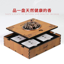 Su Mu orange Ambon Laoshan Sandalwood pan incense Household indoor Agarwood Natural Buddha incense Size aromatherapy