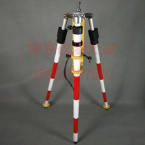 Total station to center rod bracket tripod surveying and mapping engineering measurement double fork tripod prism Rod