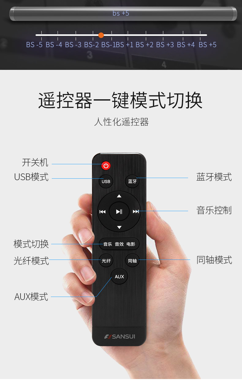 sansui/山水 dv-91a电视回音壁音响音箱家用5.