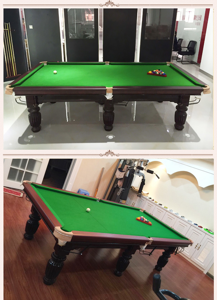 包邮hiboy 台球桌美式黑8标准成人台球案子家用黑八桌球台二合一