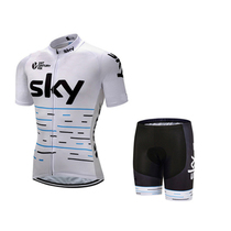 Sky Team sky summer cycling suit short-sleeved mens Tour de France road mountain bike cycling shirt