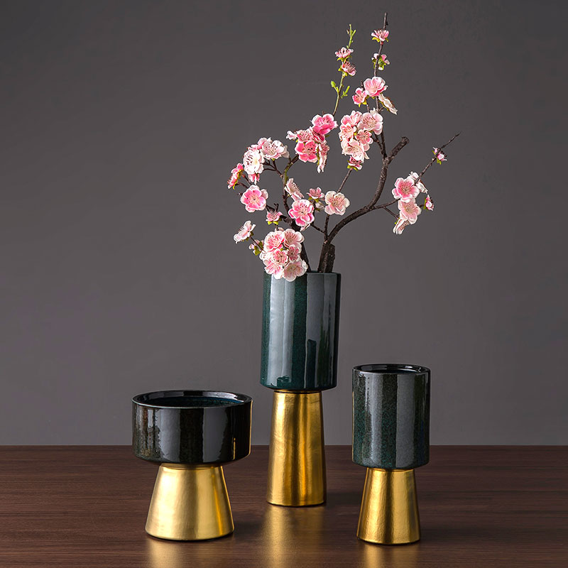 Light the key-2 luxury of mesa ceramic vase household act the role ofing is tasted furnishing articles ceramic vase vase household act the role ofing is tasted the study sitting room adornment