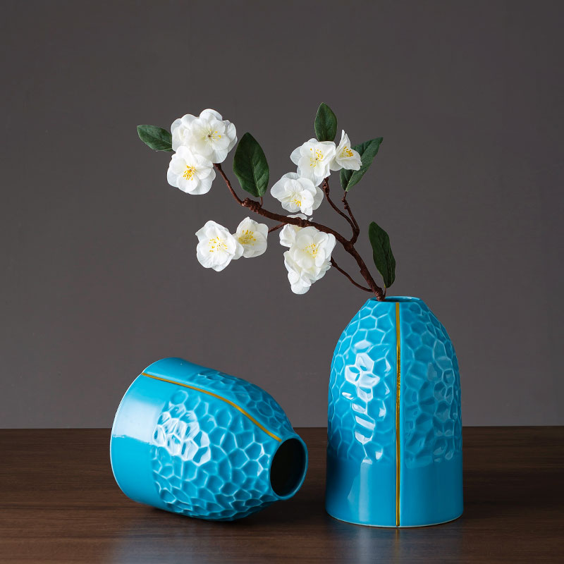 Jingdezhen ceramic vase furnishing articles of modern creative contracted sitting room dry flower arranging flowers home decoration decoration landing