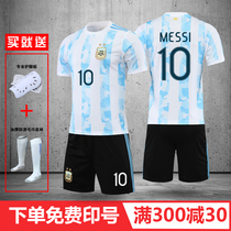 Argentina Jersey 2021 Americas Cup World Cup National team home and away children Messi 10 Player version Football Men