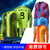Football goalkeeper Uniform uniform male thick sponge protection long sleeve competition training team uniform jersey