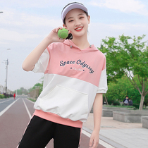 Student short sleeve T-shirt girl cotton Joker top junior high school students 2021 summer new high school students college style Korean version