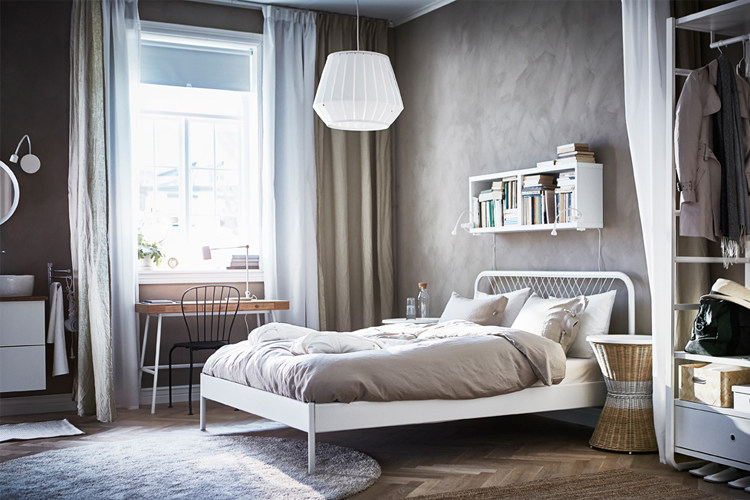 好看的卧室,床尾都有心机搭配