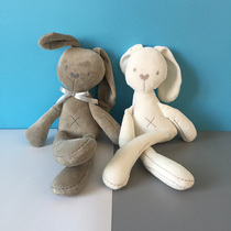 British aristocratic long-legged rabbit baby can enter the mouth to bite the doll newborn cute little rabbit to appease the baby doll
