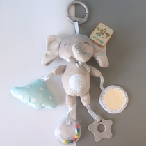 Baby baby stroller wind chime hanging toy bed skin-friendly companion pendant rattling Bell puzzle tooth glue pacifying doll
