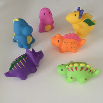 Baby bath educational toys play water boat dinosaur baby swimming bathroom pinch water spray soft doll 01 years old