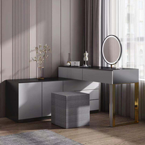 Simple dressing table light luxury multi-function small apartment retractable storage integrated makeup table desk TV combination cabinet