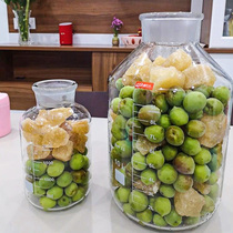 High borosilicate wine tank Wine glass bottle with faucet 10 kg 20 kg jar sealed jar Household fruit wine dipping jar