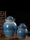 Kimchi Jar Jingdezhen 세라믹 가정 밀봉 캔 작은 두꺼운 사슈아의 오래된 황갈색 도자기 도자기 산세 마늘 Kimchi Jar Jingdezhen 세라믹 가정 밀봉 캔 작은 두꺼운 사슈아의 오래된 황갈색 도자기 도자기 산세 마늘