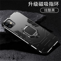 Suitable for apple X sheathed 5se mobile phone shell 6sp Ring Shell 7plus On-board Magnetic iPhoneXR anti-fall shell