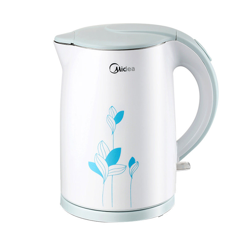 midea/美的 mk-h415e2b美的电热水壶保温不锈钢烧水壶开水壶