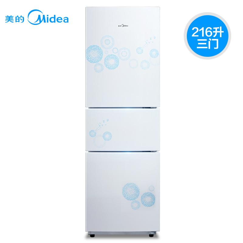 Midea/美的 BCD-216TM(E) 三门电冰箱三开门节能家用冷藏冷冻静音产品展示图4