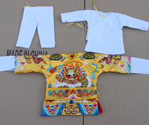 Tianlong Embroidery Handmade Onion Convex Embroidery Mazu Soft Body Cotton Triangle Scale Lord Dragon Robe with Underwear Belt