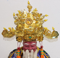 Taoist Tianlong embroidery Jinzhu Golden Diamond Pool Mansion Prince Xiang hat Ford Zhengshen Land Hood God Ming City God Hat