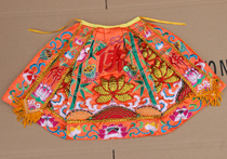 Taoist Tianlong embroidery hand-made floating embroidery Lotus bamboo leaf clothing Guanyin Bodhisattva bamboo coat on the sacred cloak