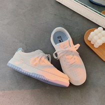 Back Force New Little White Shoes Womens Day Department 2022 Spring Autumn Board Shoes Han Edition Ulzzang 100 Hitch Street Pat Tide Shoes