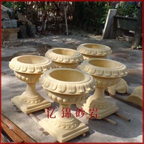 Decorative material for the Billion-Carlite Sculpture Floating Garden Hotel Villa Roman Flower Basin-AB