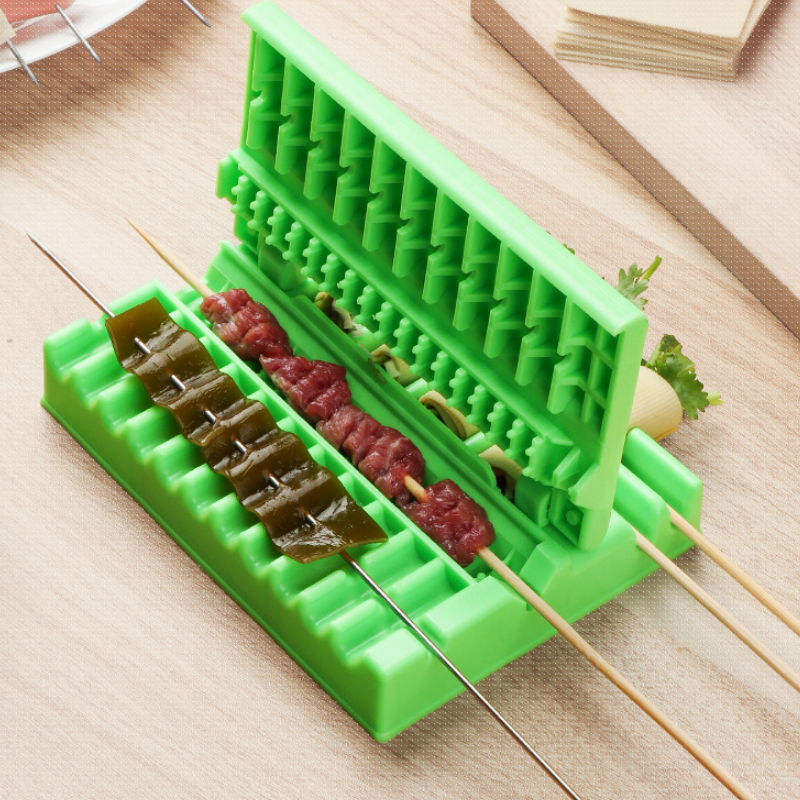 zl多功能穿串神器烧烤穿菜穿肉神器快速穿肉器烧烤家用商用串串机