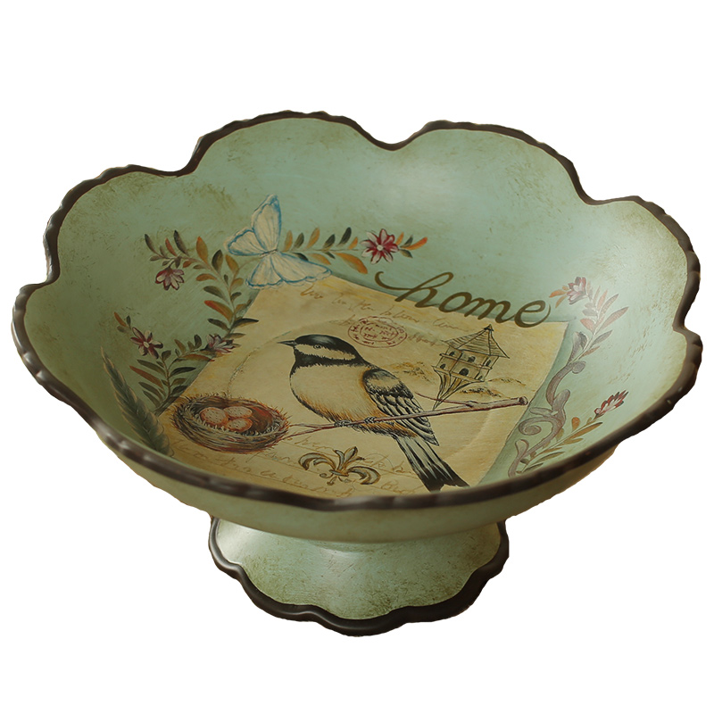 Sitting room fruit bowl furnishing articles artical ceramic household creative tea table plate decoration receives dry fruit bowl bowl