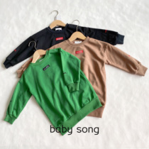 Day Single Tide Card xg100-140 Girl Treasure Pure Cotton Embroidered Woolen Loop Long Sleeves Veal Undercoat Dress Undercoat Dress